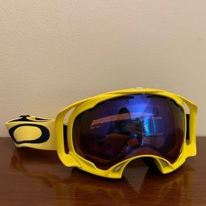 Oakley Splice Ski Goggles - Yellow & Navy Blue